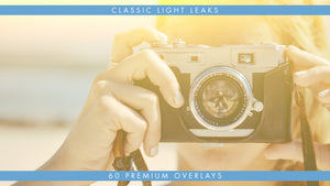 Get that Vintage Look with these Premium Light Leak Overlays