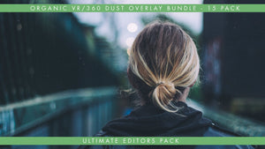 A premium collection of organic floating and shimmering dust particle overlays for virtual reality