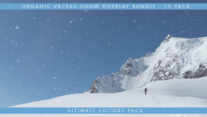 The VR360 Organic Snow Overlay Pack is Available in Monoscopic and StereoScopic 3D